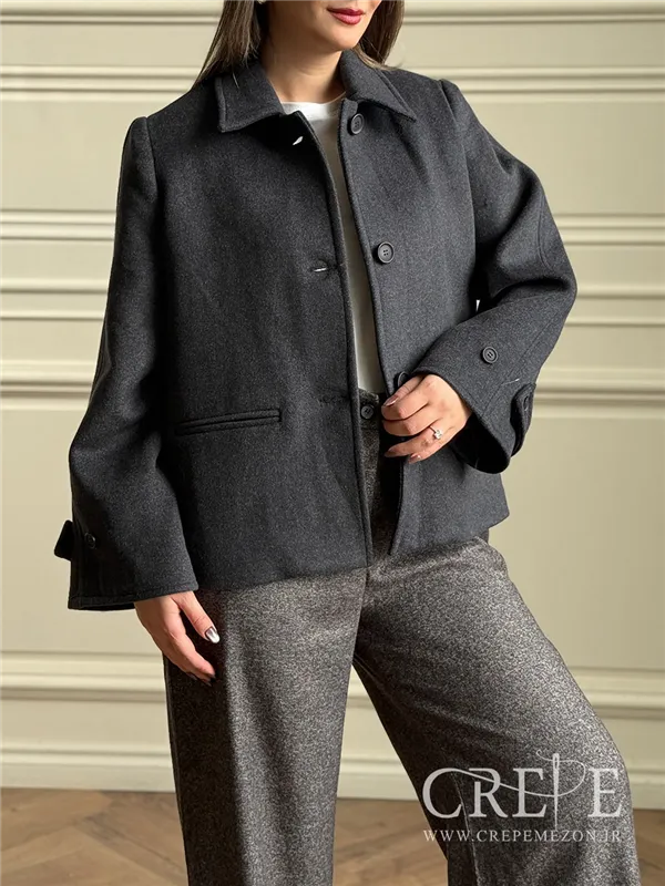 کت کوتاه یقه شکاری