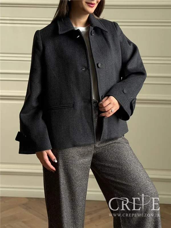 کت کوتاه یقه شکاری