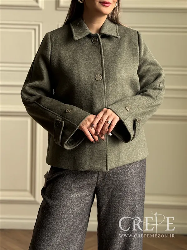 کت کوتاه یقه شکاری