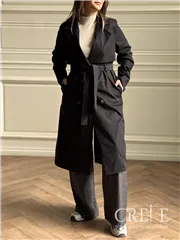 بارانی بلند کتان