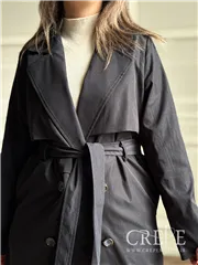 بارانی بلند کتان