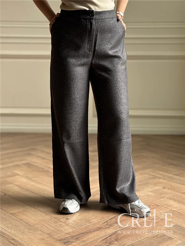 شلوار فوتر نیم بگ جیب دار قد 107