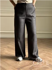 شلوار فوتر نیم بگ جیب دار قد 107