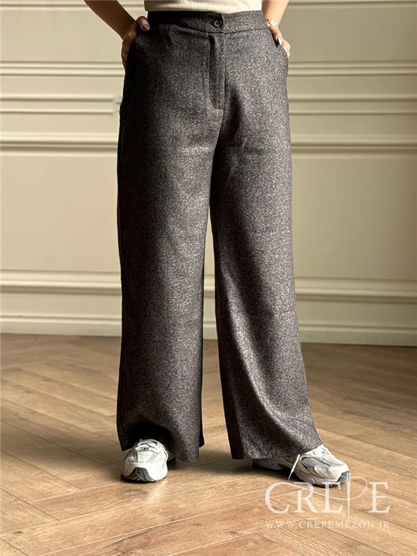 شلوار فوتر نیم بگ جیب دار قد 107 