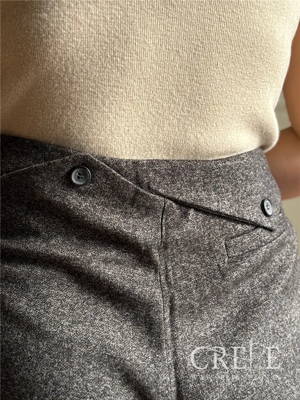 شلوار فوتر نیم بگ جیب دار قد 107 