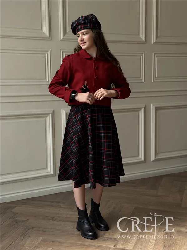 ست کت ودامن کشمیر باربی