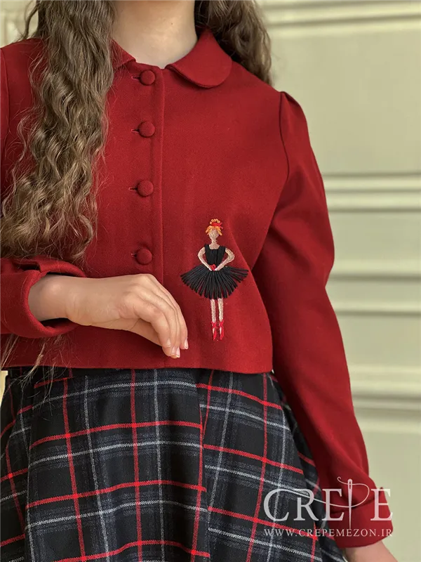 ست کت ودامن کشمیر باربی