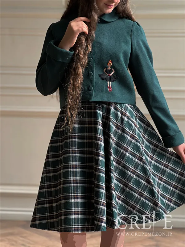 ست کت ودامن کشمیر باربی