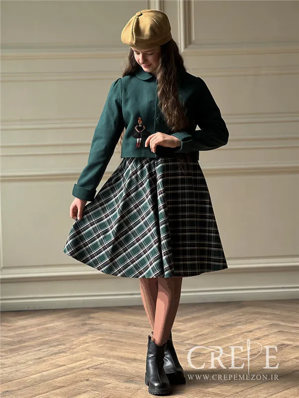 ست کت ودامن کشمیر باربی