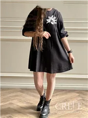 پیراهن لینن حصیری 