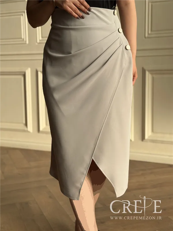 دامن بغل سه دکمه قد 80