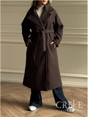 پالتو فوتر بلند یقه انگلیسی