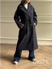 پالتو فوتر بلند یقه انگلیسی