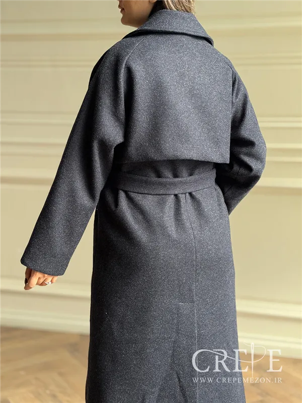 پالتو فوتر بلند یقه انگلیسی