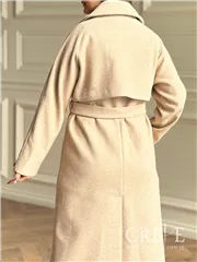 پالتو فوتر بلند یقه انگلیسی