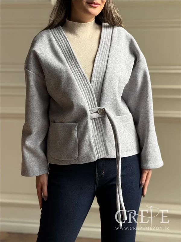 کت کراپ جا دکمه بندی