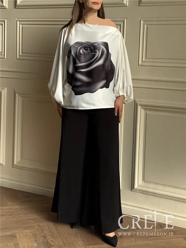 ست شومیز شلوار رز 