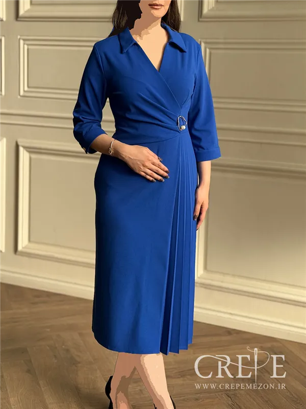 پیراهن یقه دار بغل پلیسه