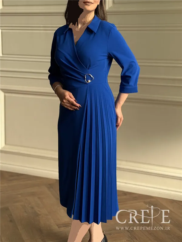 پیراهن یقه دار بغل پلیسه