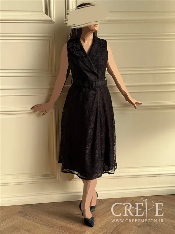 سارافون دانتل کمربنددار