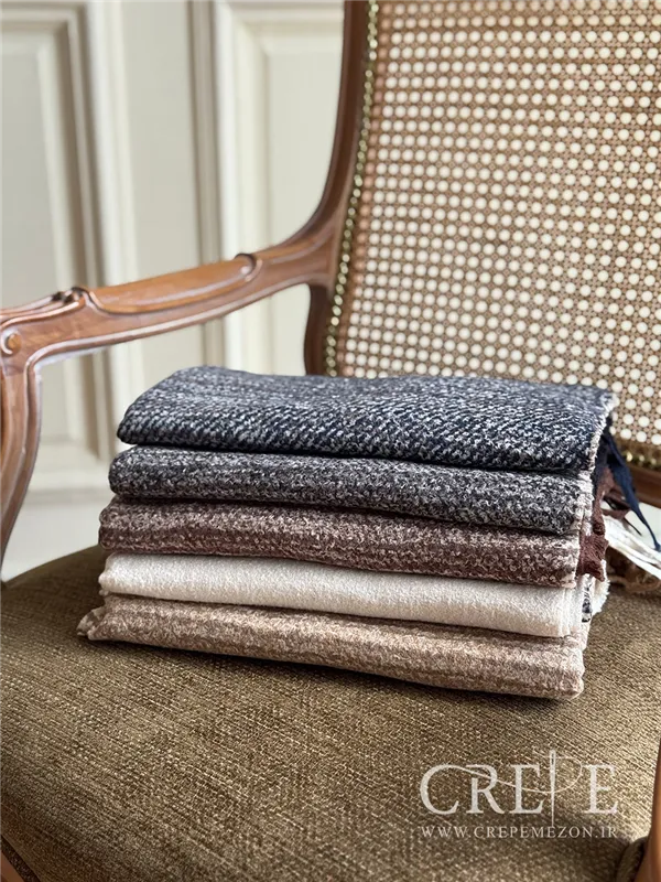 شال حوله ای حاشیه طرحدار