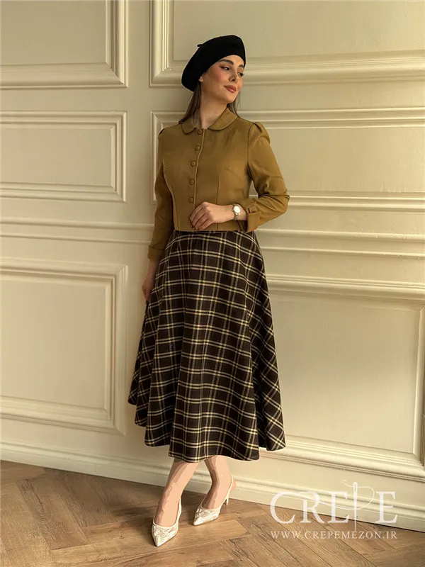 کت و دامن کشمیر خاتون