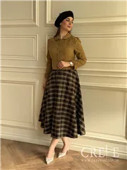 کت و دامن کشمیر خاتون