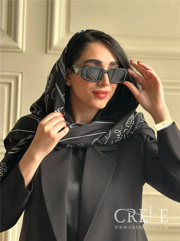 روسری ابریشم ژاکارد قواره 120