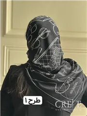 روسری ابریشم ژاکارد قواره 120