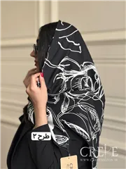 روسری ابریشم ژاکارد قواره 120