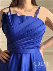 پیراهن کوتاه صدفی ساتن آمریکایی