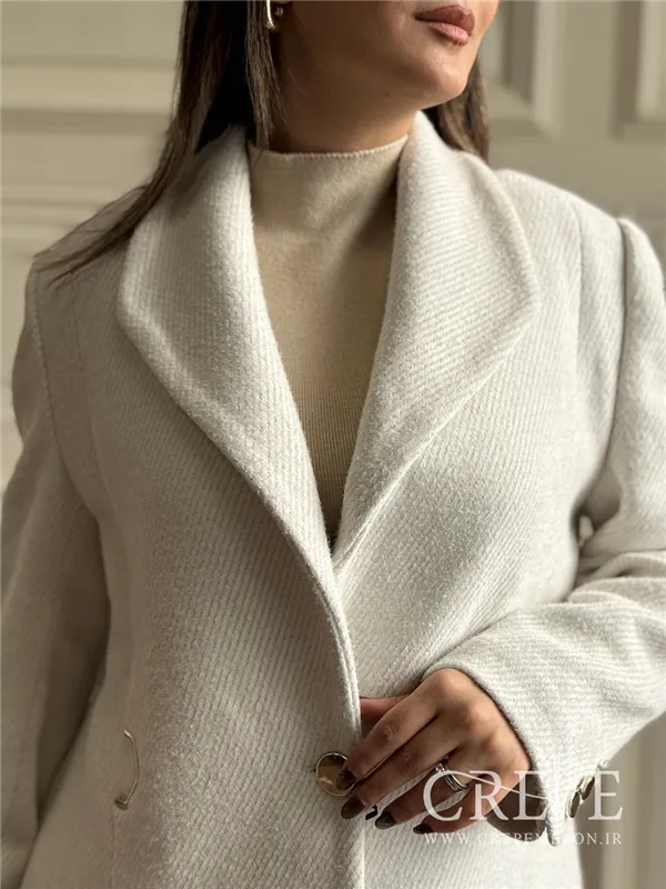 کت موهر یقه برگی یراق دار