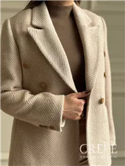 کت موهر 6 دکمه یقه فیلتو