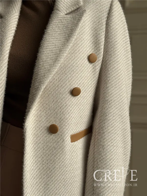 کت موهر 6 دکمه یقه فیلتو