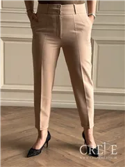 شلوار پاکتی کرپ باربی قد 92