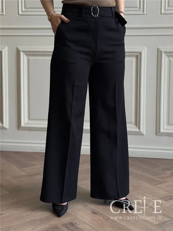 شلوار جگوار بگ کمر سگکی