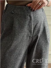 شلوار نیمبگ پشت کش پیله دار قد 107