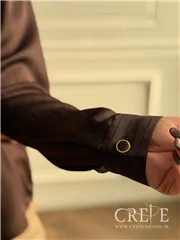 شومیز ساتن کوک قاپکدار