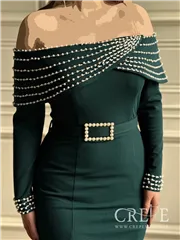 ماکسی والن دار مرواریدی