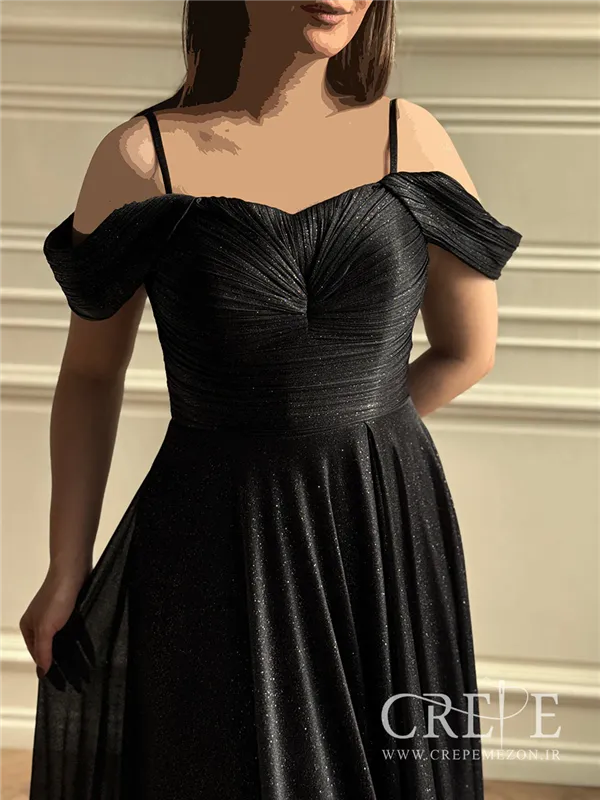 ماکسی بالاتنه پلیسه اکلیلی مرسانا