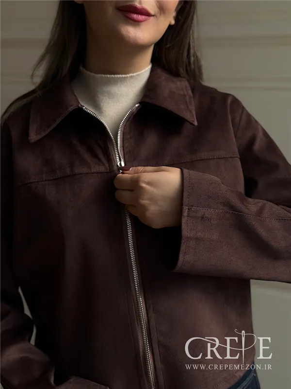 کت کراپ جیر جلو زیپ