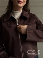 کت کراپ جیر جلو زیپ