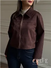 کت کراپ جیر جلو زیپ