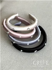 تل ساتن با نگین و مروارید