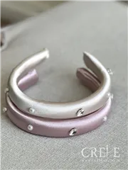 تل ساتن با نگین و مروارید