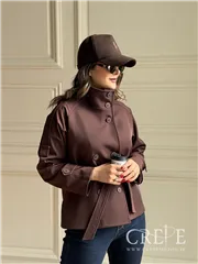 ترنچ کت یقه دار