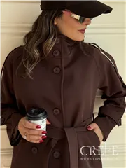 ترنچ کت یقه دار