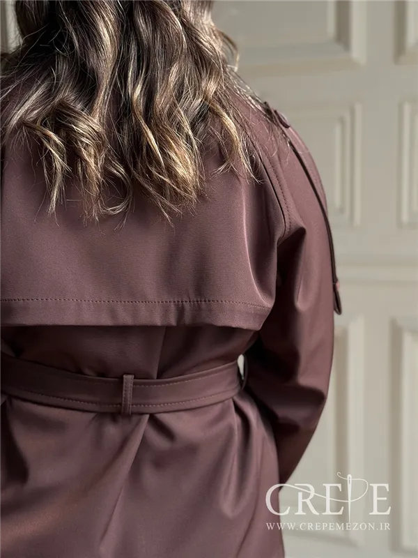 ترنچ کت یقه دار