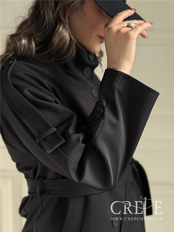 ترنچ کت یقه دار