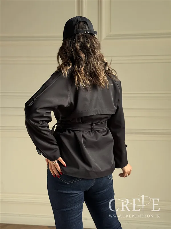 ترنچ کت یقه دار